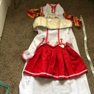 Asuna sword art online anime cosplay